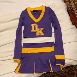 Dolls Kill Bite the Boyfriend Cheerleader Costume size xs